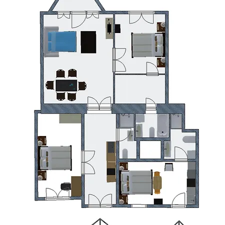 3 Bedroom Classical With A Modern Touch 2unit *